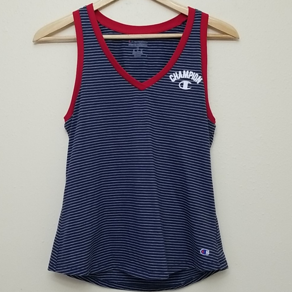Champion Striped Tank Top Medium